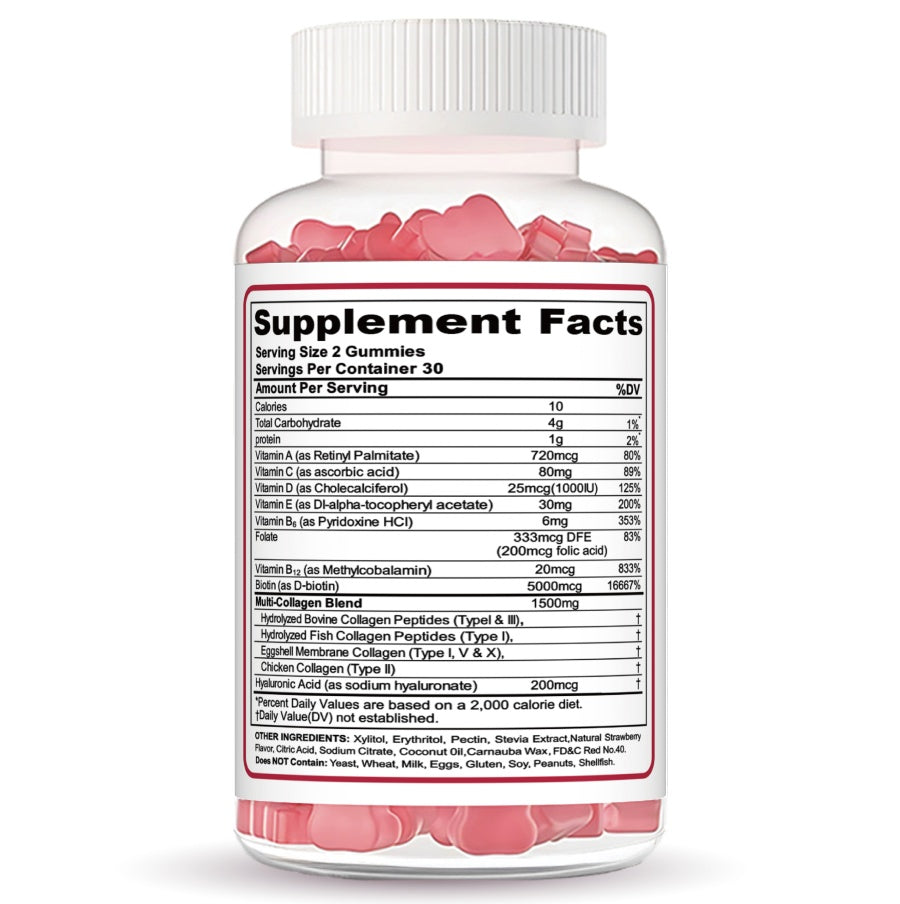 Collagen Peptide Gummies – Glow, Strength & Wellness in Every Bite