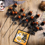 Halloween Decorations Black Horror Pumpkin Twig Cutting Bouq | Other