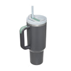 40 Oz Tumbler With Handle Straw Insulated, Stainless Steel S | Other
