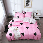 Printed Four-piece Eyelashes Foreign Trade Size Bedding Prod | Other