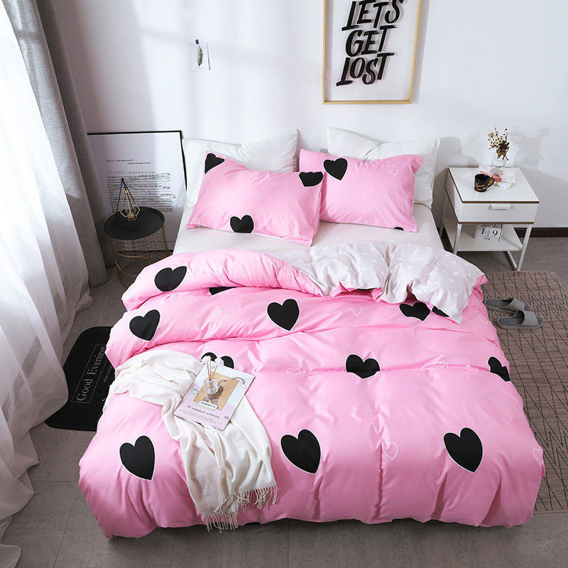 Printed Four-piece Eyelashes Foreign Trade Size Bedding Prod | Other