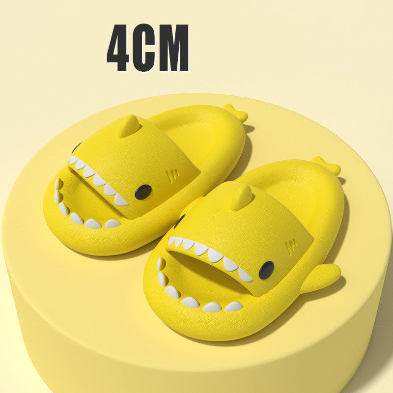 Adult's Slippers Indoor Outdoor Funny Shark Cartoon | Other