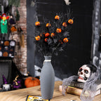 Halloween Decorations Black Horror Pumpkin Twig Cutting Bouq | Other