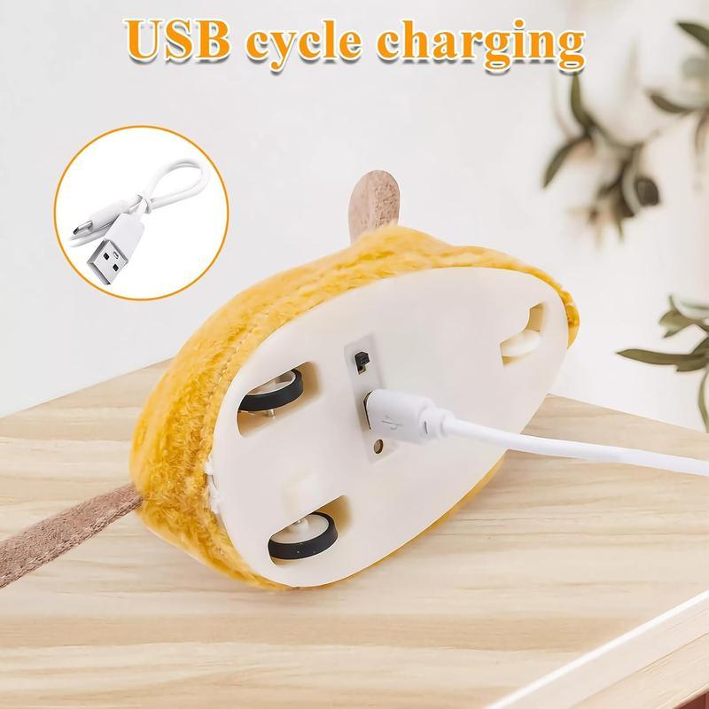 Interactive Cat Toy Mouse With Led Lights Forindoor Cats Usb | Electronic Learning Toys