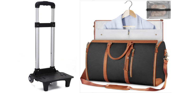 Large Capacity Travel Duffle Bag Women's Handbag Folding Sui | Luggage & Bags