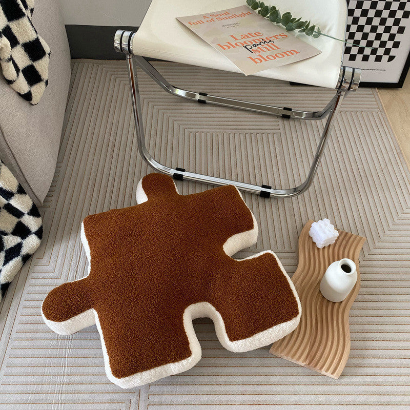 Fashion Stuffed Creative Puzzle Shaped Pillow Modern Splicea | Other