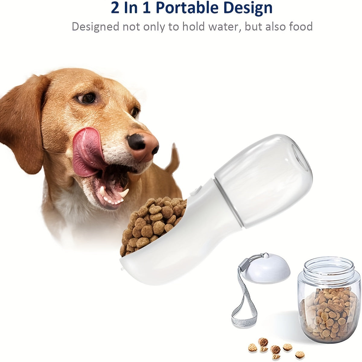 2 In 1 Dog Water Bottle, Leak Proof Portable Pet Water Bottl | Other