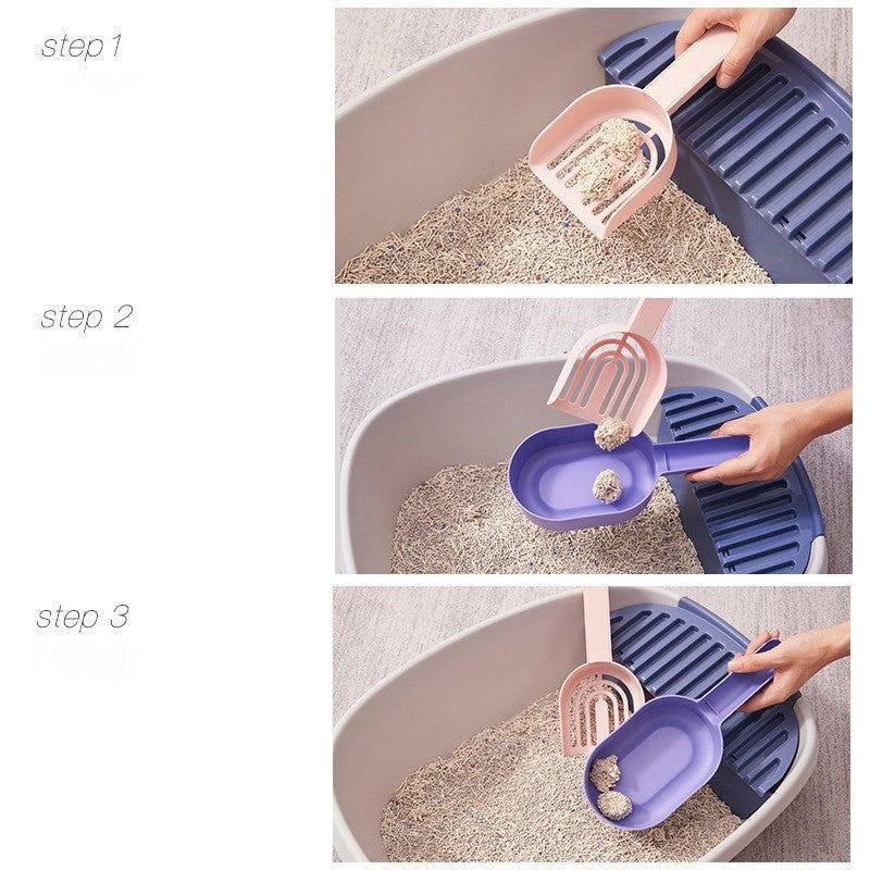 Cat Litter Scoop Self-cleaning Cat Litter Box Shovel Kitty L | Other