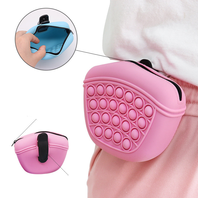 Bag Silicone Feed Dogs Treat Pouch Pet Training Bag Bundle P | Luggage & Bags