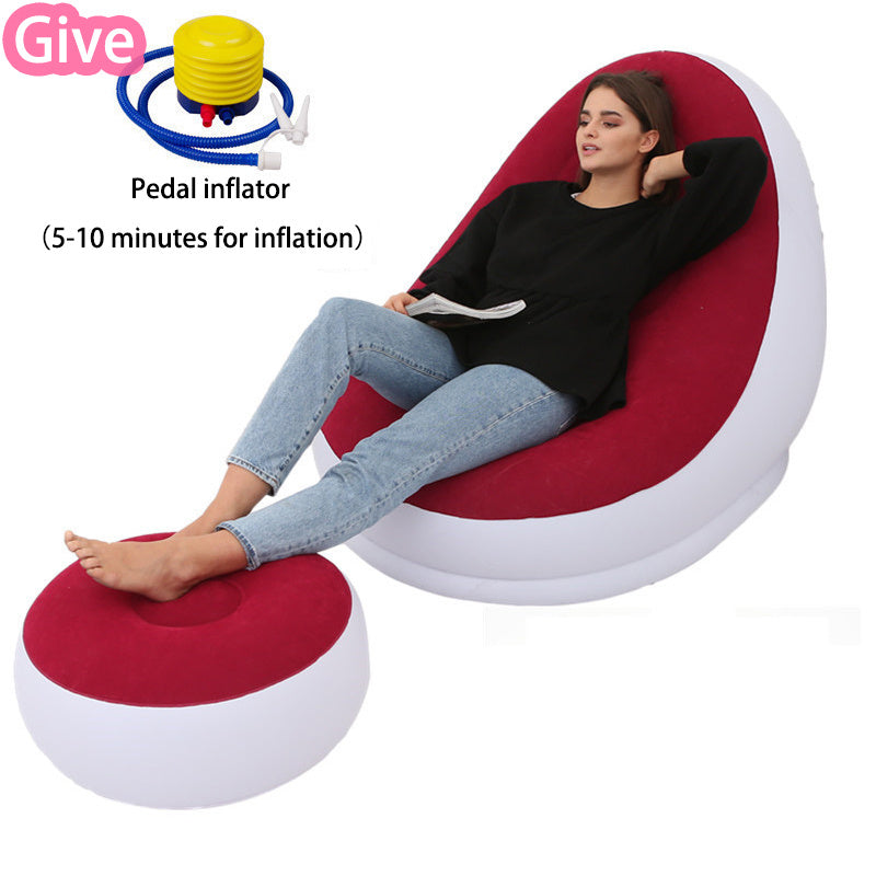 Lazy Bean Bag With Inflatable Folding Sofa | Luggage & Bags