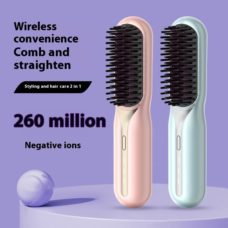 Portable Wireless Hair Straightening Comb – Quick Styling An | Other