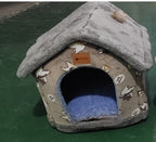 Foldable Dog House Pet Cat Bed Winter Dog Villa Sleep Kennel | Other