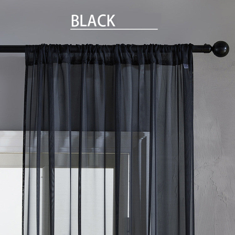 Modern And Simple Pure Color Cotton And Linen Window Screen | Other