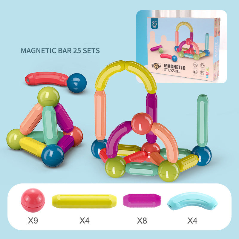 Adorable Baby Toy Magnetic Stick Building Blocks Game Magnets Childre | Electronic Learning Toys