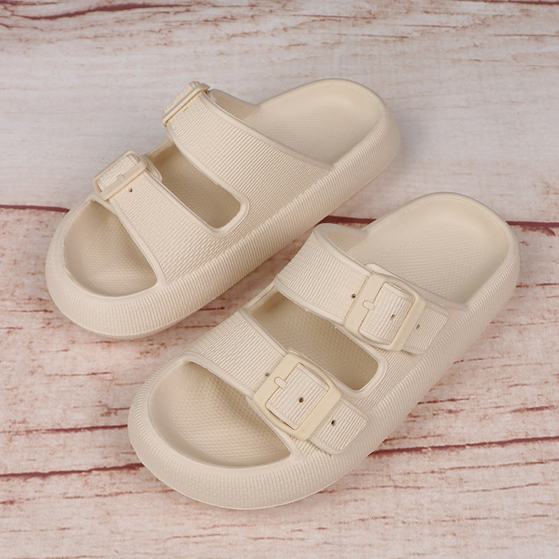 Platform Slippers Women's Summer Buckle Home Shoes Fashion O | Shoes