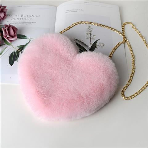 Love Bags For Women Plush Chain Shoulder Bags Valentine's Da | Luggage & Bags