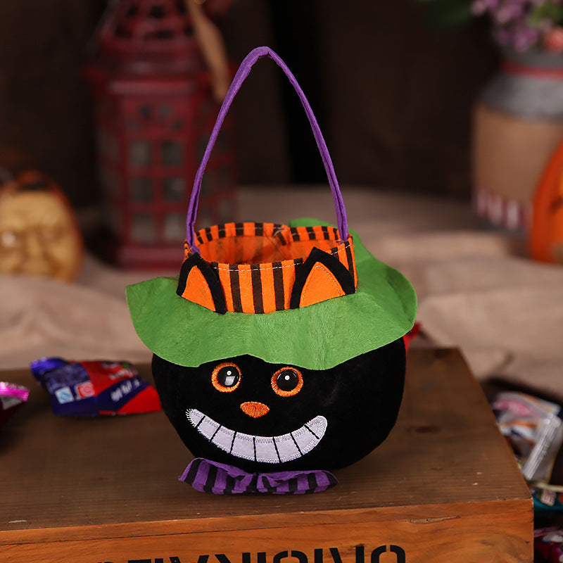 Cute Halloween Candy Bag Halloween Pumpkin Pattern Portable | Luggage & Bags