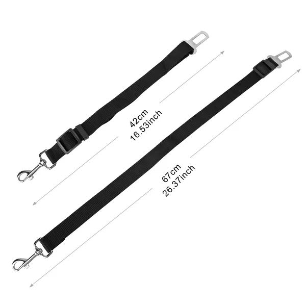 2pcs Pet Dog Seat Belt Leash Adjustable Pet Dog Cat Safety L | Other