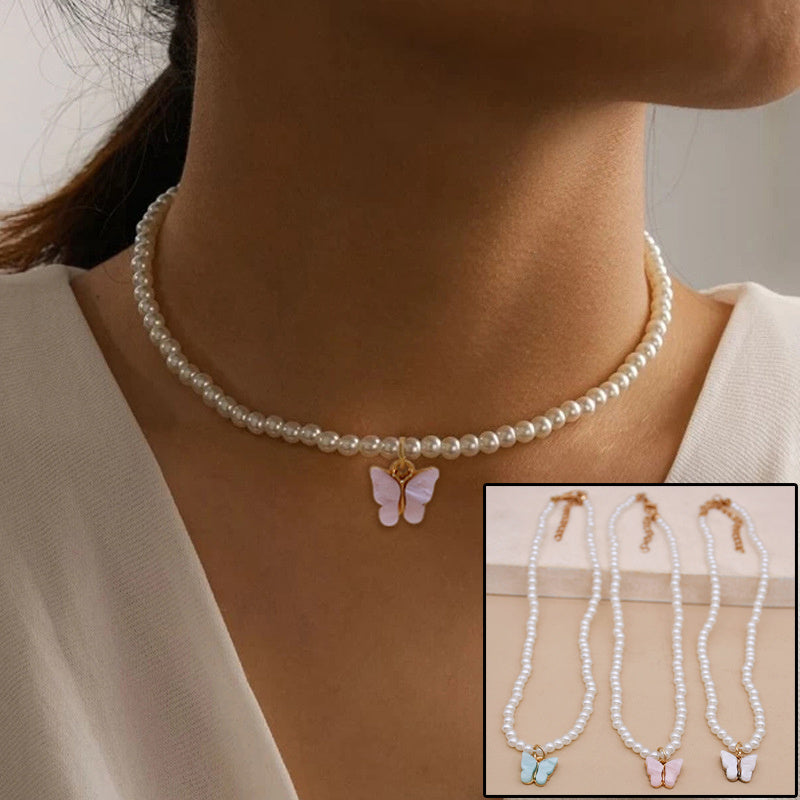 Elegant White Pearl Choker Necklace Small Round Pearl Weddin | Jewelry & Accessories