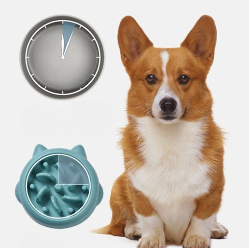 Pet Dog Cat Slow Feeder Bowls Anti Choking Slow Feeder Dish | Other
