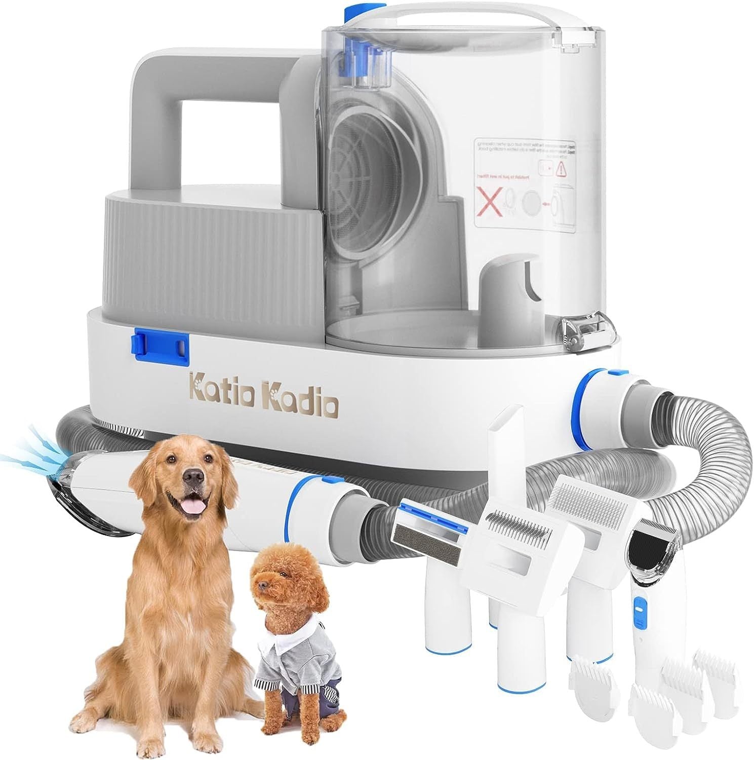 Pet Grooming Kit, 5 In 1 Dog Grooming Kit With 2 Suction Mod | Other