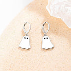 Halloween Ghost Earrings For Women Gold Ghost Huggie Hoop Ea | Jewelry & Accessories