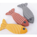 Burlap Fish Catnip Cat Toy, Throw Pillow, Teething Cat Toy, | Electronic Learning Toys