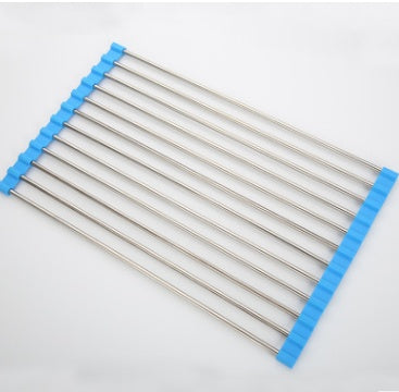 Folding Kitchen Drain Sink Rack Stainless Steel | Other