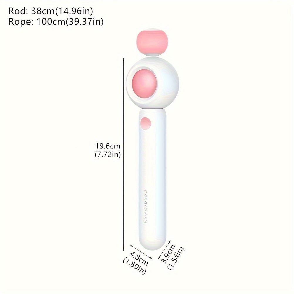 Cat Teaser Stick, Retractable Cat Wand With Replacement Head | Other