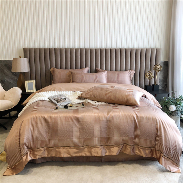 Pure Cotton Four-piece Light Luxury Simple Luxury Spring And | Jewelry & Accessories