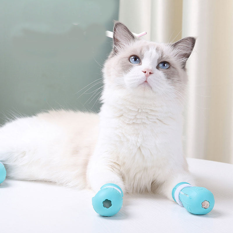 Adjustable Cat Foot Claw Cover Anti-scratch Prickly Nail Glo | Other
