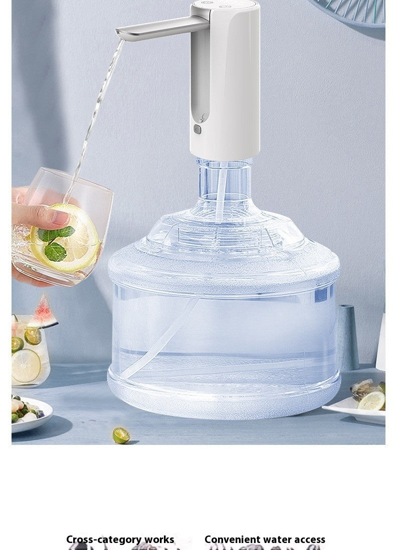 Wireless Electric Water Dispenser – LED Screen, Foldable Pump for Bottled & Mineral Water