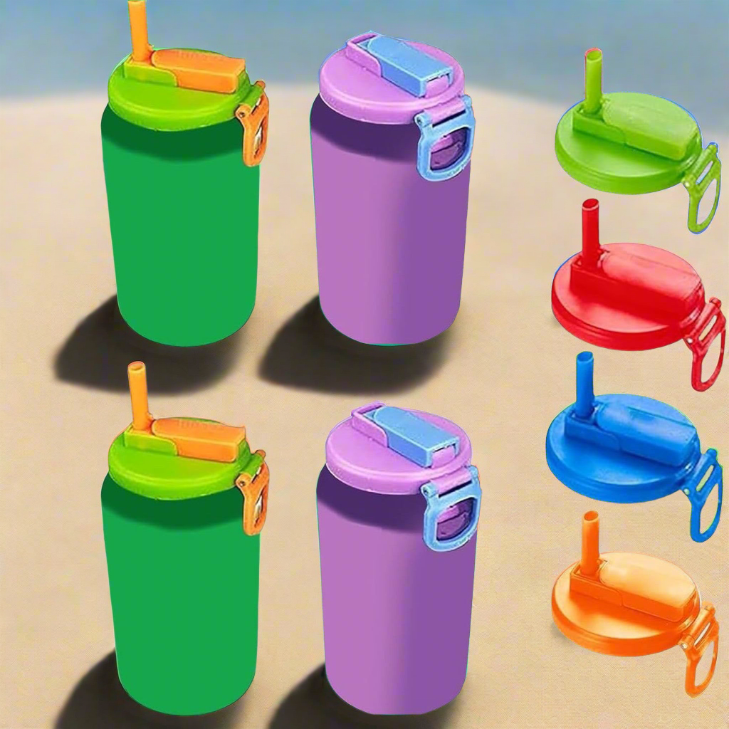 Silicone Soda Can Straw Lid – Reusable Drinking Tool