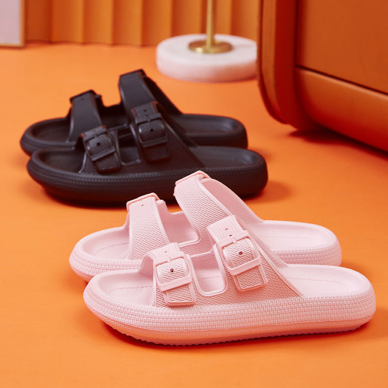 Platform Slippers Women's Summer Buckle Home Shoes Fashion O | Shoes