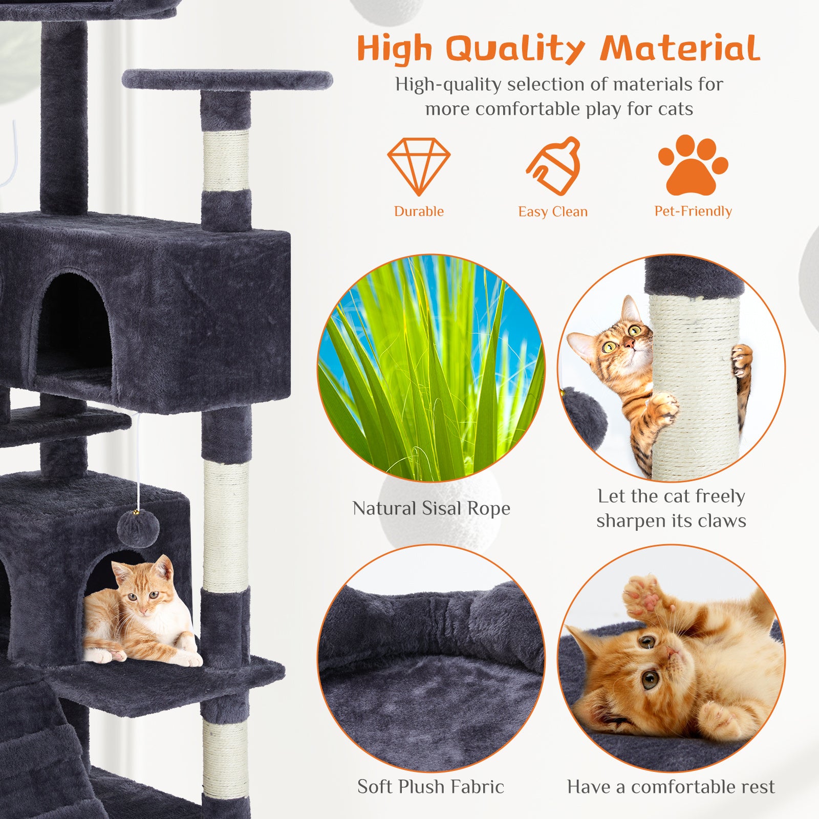 Multi Functional Ca Cat Treehouset Climbing Frame | Other