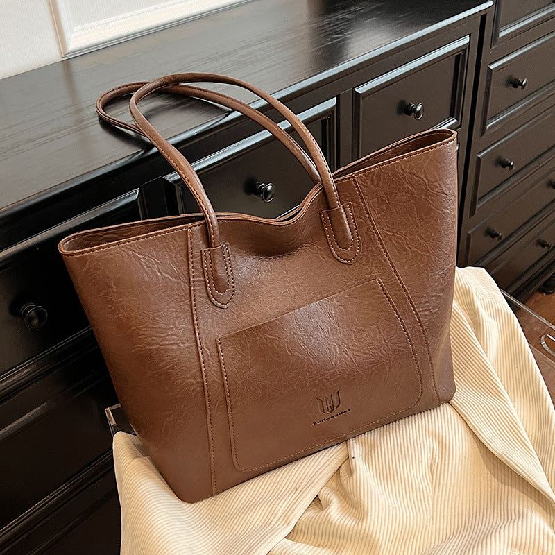 Casual Retro Shoulder Bag Texture Class Commuter Tote | Luggage & Bags