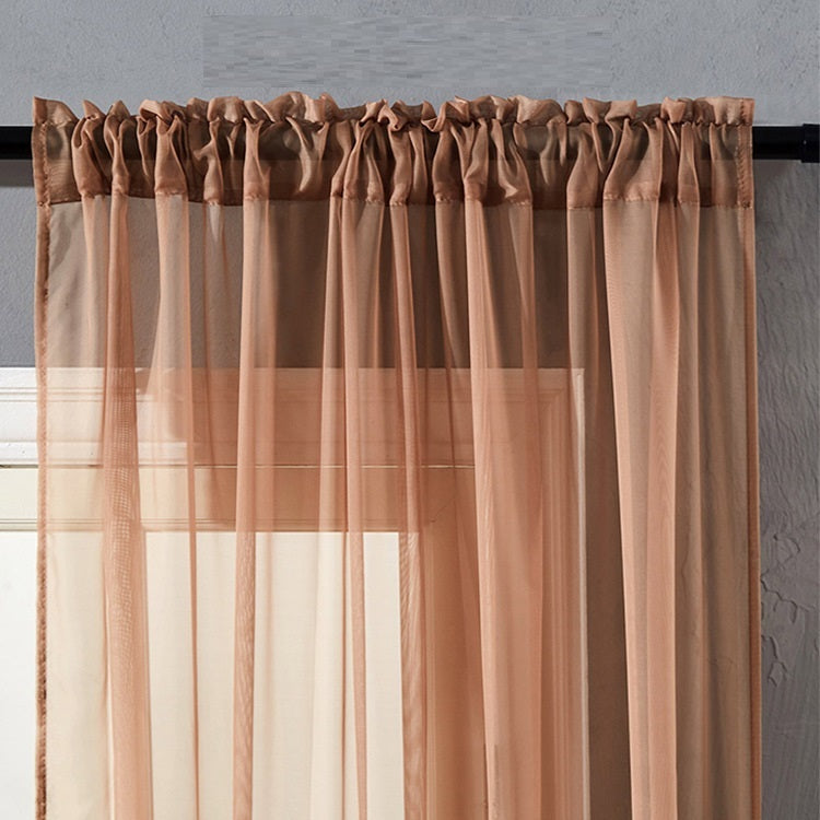 Modern And Simple Pure Color Cotton And Linen Window Screen | Other