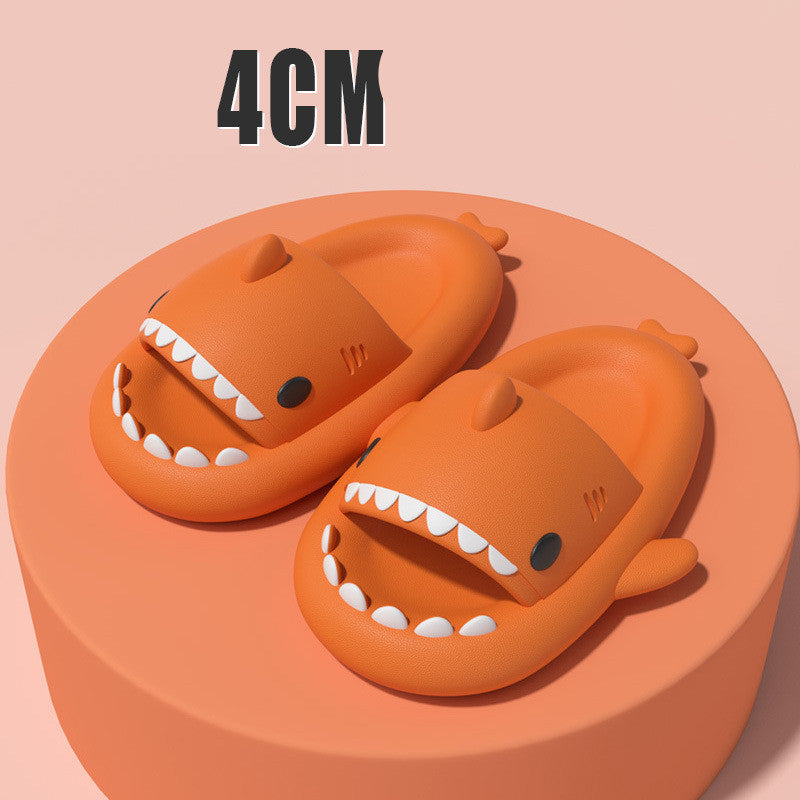 Adult's Slippers Indoor Outdoor Funny Shark Cartoon | Other