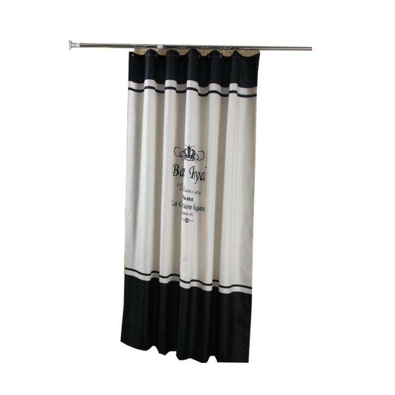 Waterproof Shower Curtain Spring Spun Polyester Shower Curta | Jewelry & Accessories