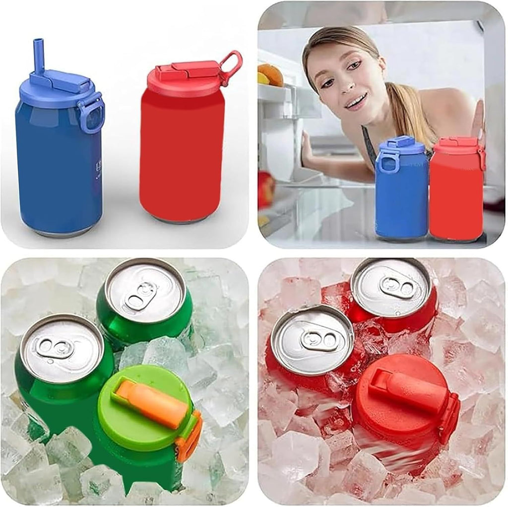 Silicone Soda Can Straw Lid – Reusable Drinking Tool