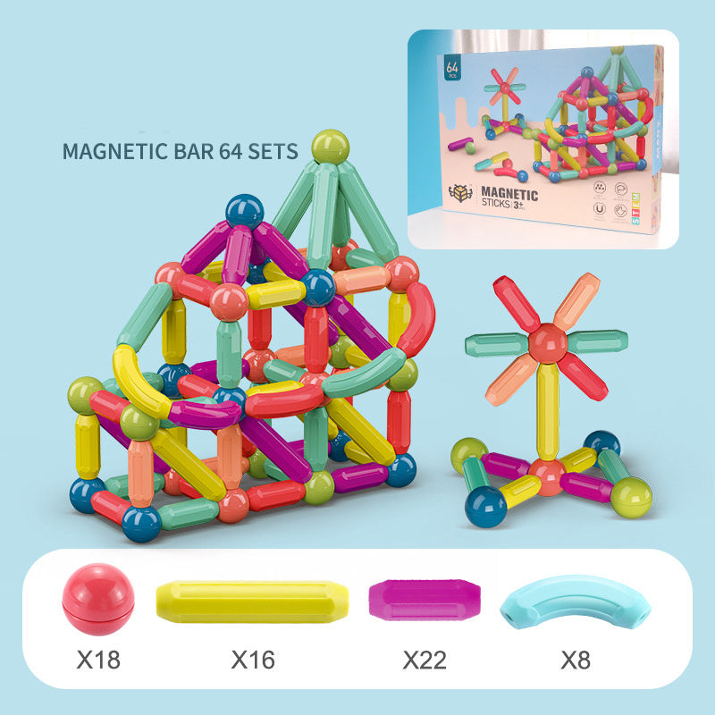 Adorable Baby Toy Magnetic Stick Building Blocks Game Magnets Childre | Electronic Learning Toys