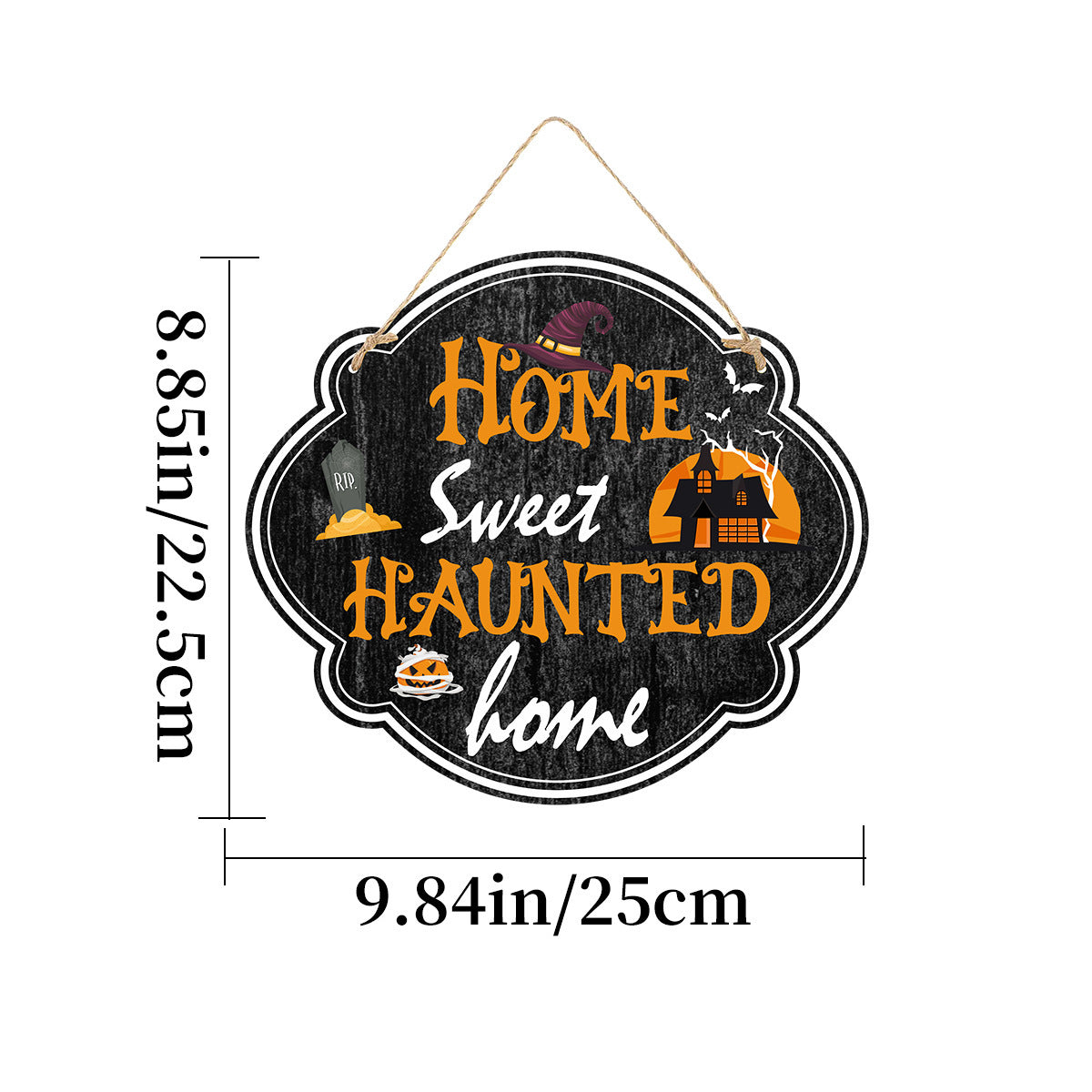 Imitation Wooden Doorplate Ghost Festival Haunted House Horr | Other