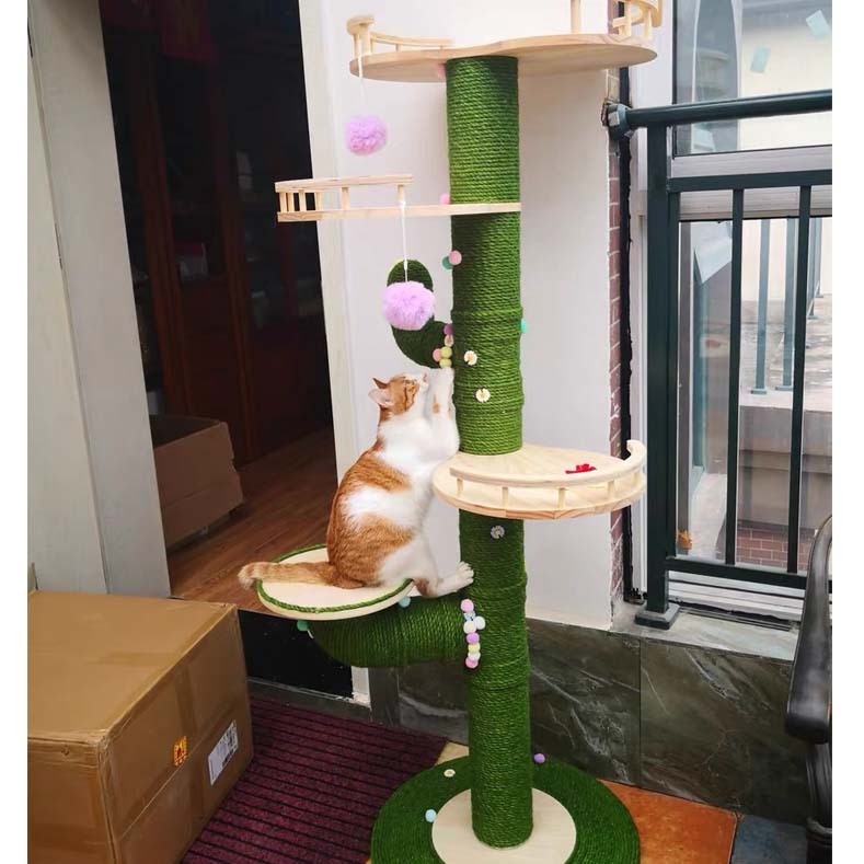 Cactus Cat Climbing Frame Self-made Diy Complete Material Pa | Other
