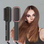 2-in-1 Electric Hair Straightener & Curling Iron – Tourmaline Ceramic, Fast Heat, Auto Shut-Off