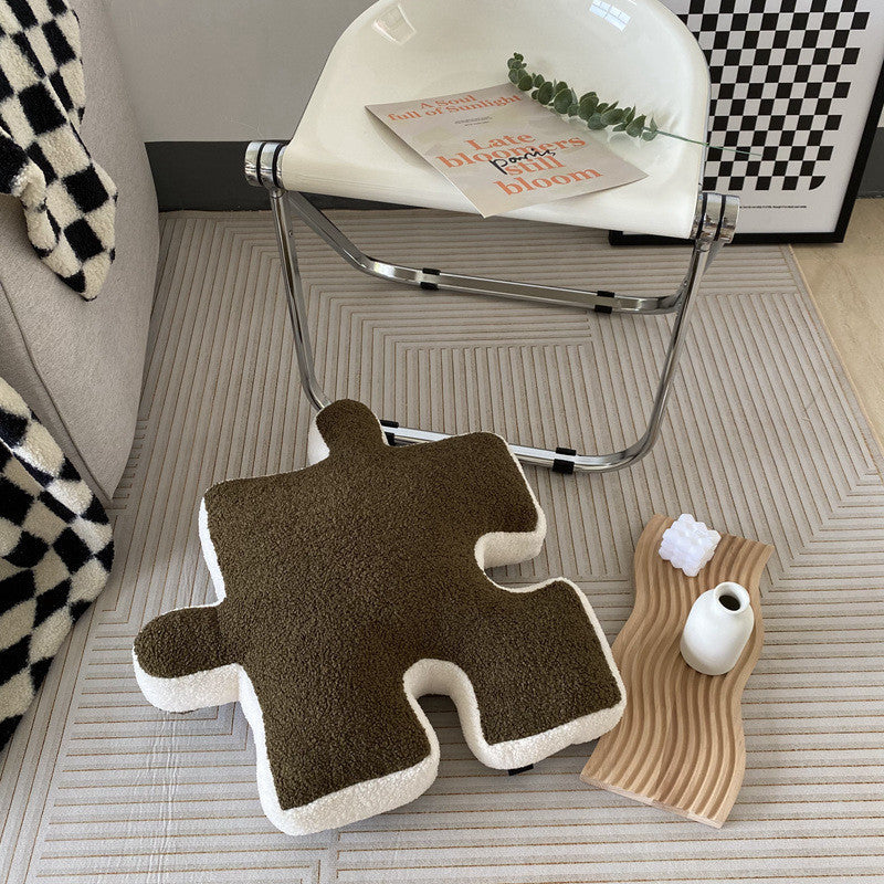 Fashion Stuffed Creative Puzzle Shaped Pillow Modern Splicea | Other