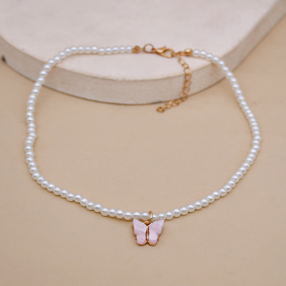 Elegant White Pearl Choker Necklace Small Round Pearl Weddin | Jewelry & Accessories