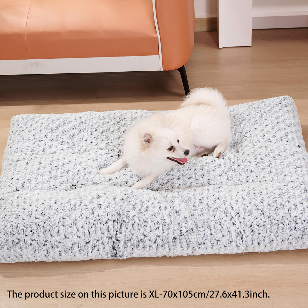 Dog Crate Bed Pad Rose Velvet Dog Beds For Small Medium Larg | Other