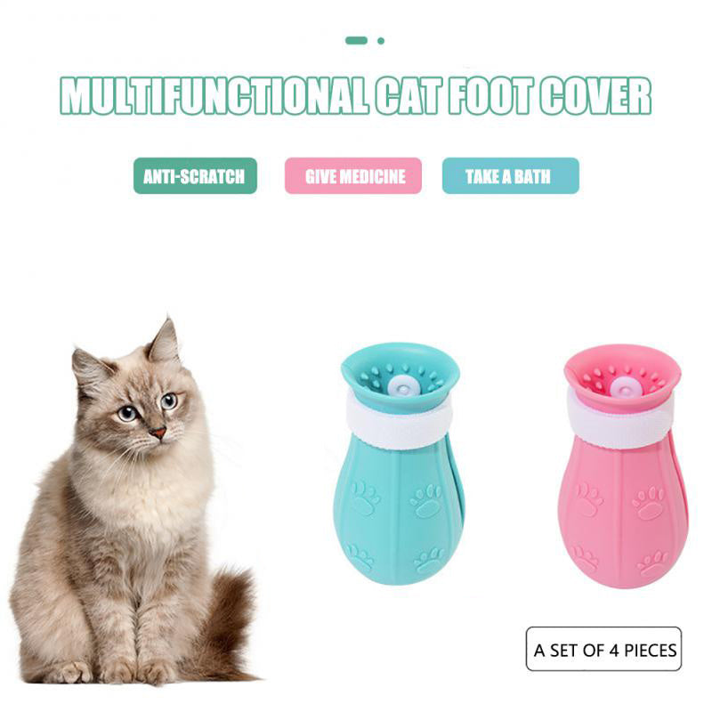 Adjustable Cat Foot Claw Cover Anti-scratch Prickly Nail Glo | Other