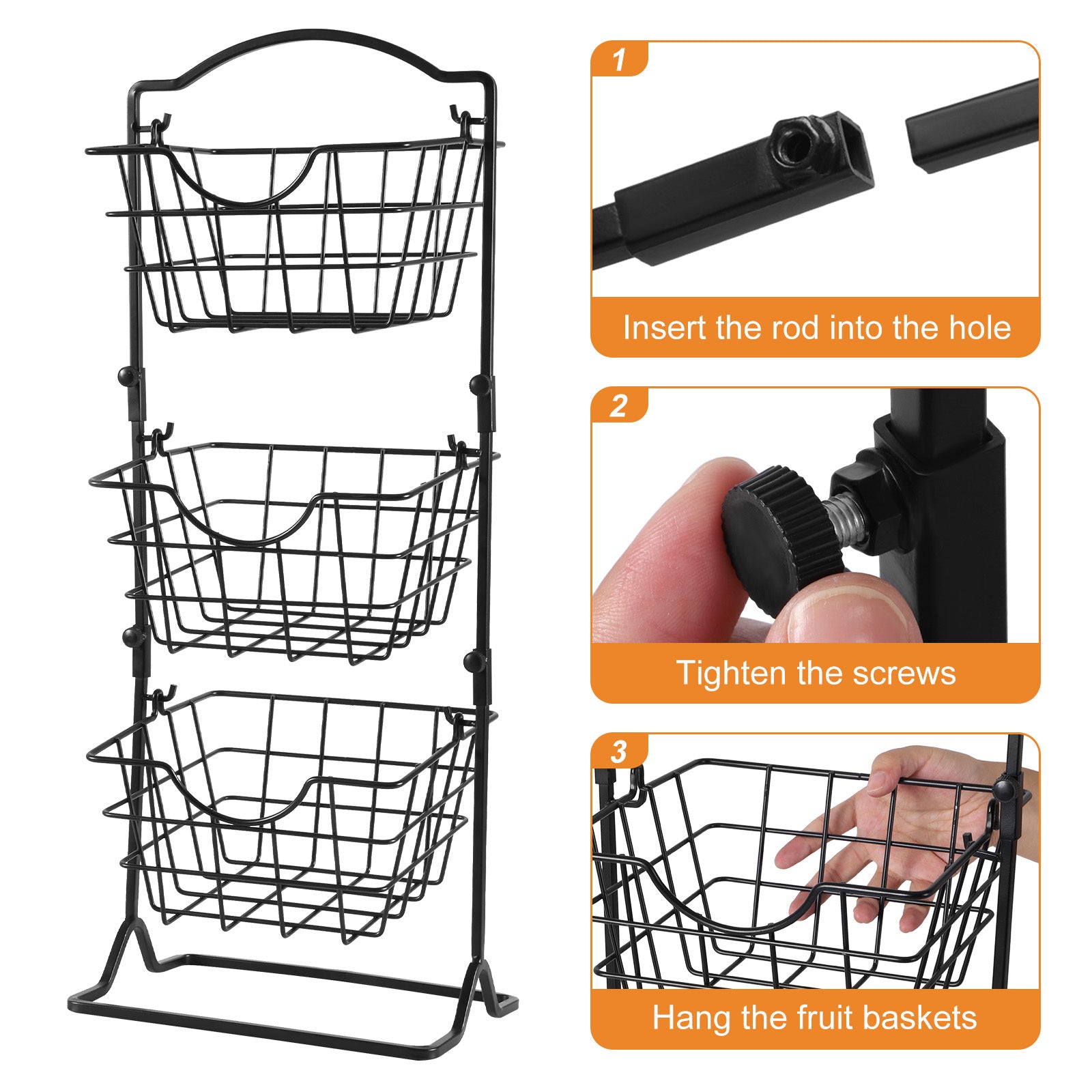 Simple Multi-layer Iron Can Be Shaken Storage Shelf | Other