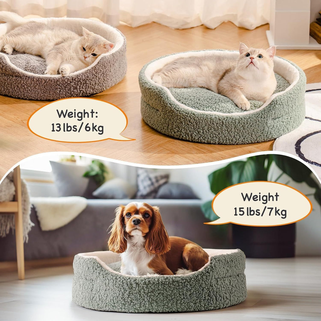 Mewoo Washable Pet Bed For Cats & Small Dogs - 23x23x7 Inch | Other